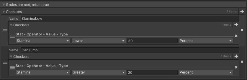 This image shows 'If an event is triggered apply effects' action in Survival Engine.